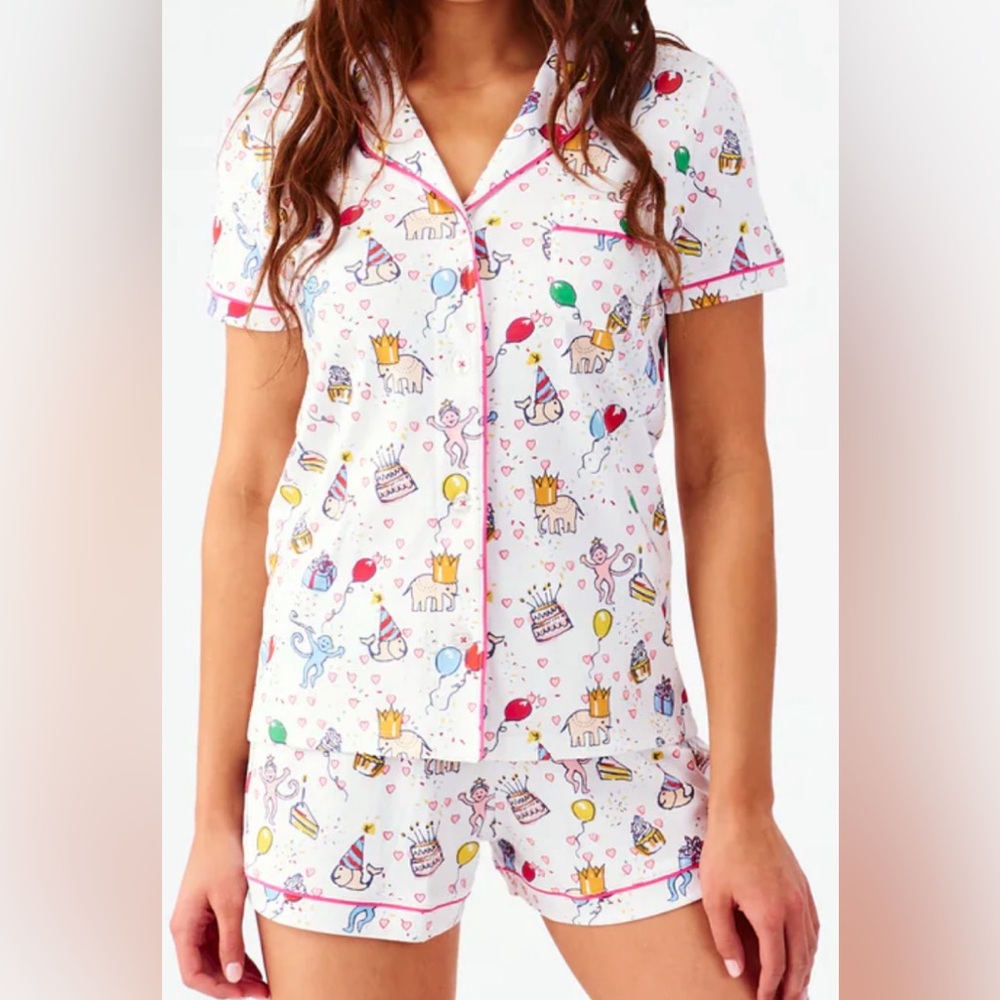 Roller Rabbit Birthday Bonanza Polo Pajamas